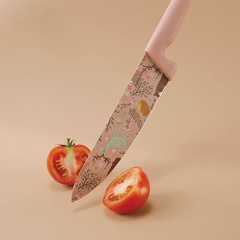 Bộ dao nhà bếp 3 món LocknLock Gallery Knife Set Màu hồng - CKK308S3, , large image number null